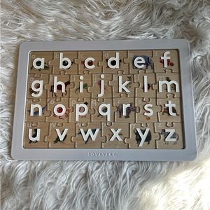 Lovevery ABC puzzle - like new